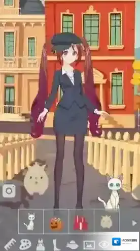 动漫女孩爱打扮打造