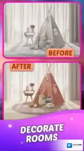 匹配瓷砖风景玩家