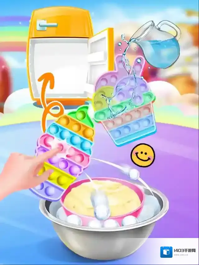 弹出冰淇淋配料