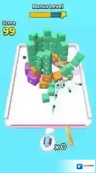 命中方块3D消除