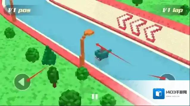 方块卡丁车赛道