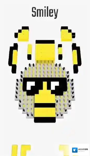 杂乱的像素方块像素