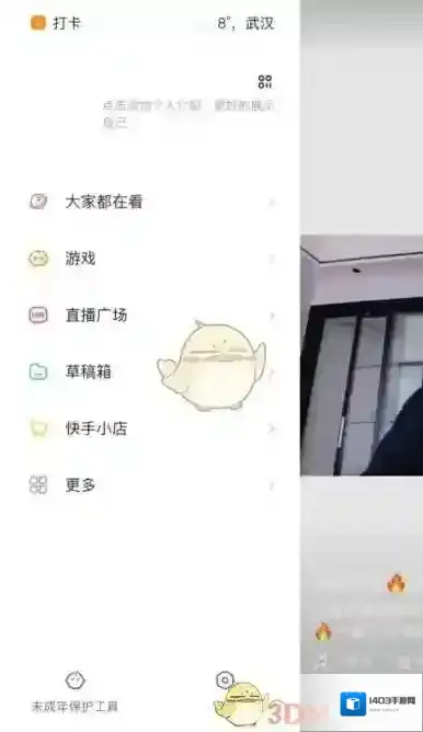 快手更多设置