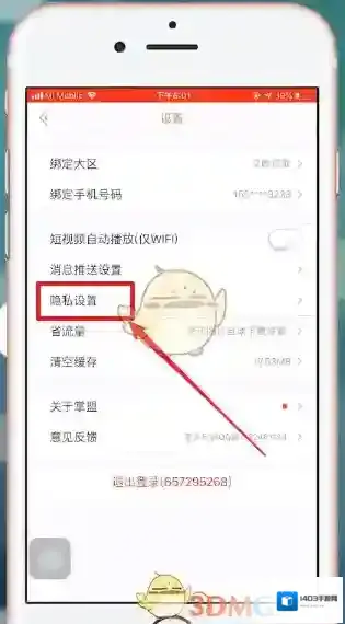 掌上英雄联盟隐私设置
