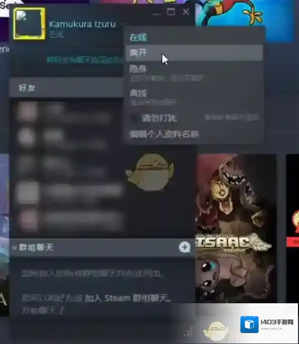 Steam隐私设置