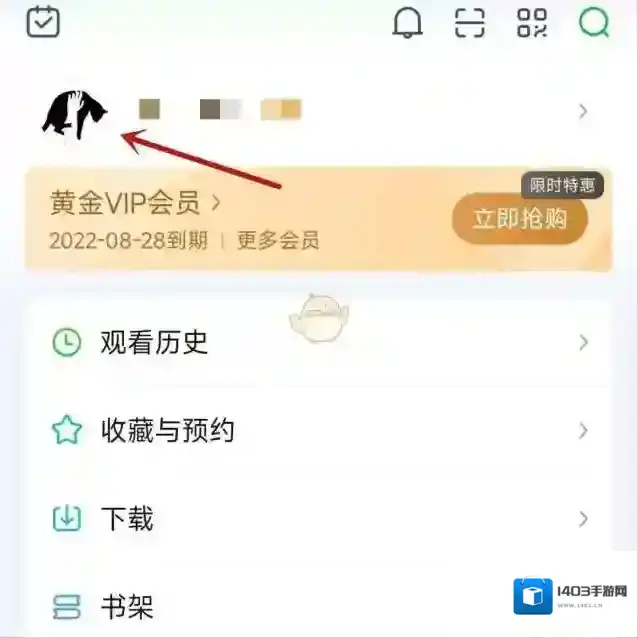 爱奇艺视频界面