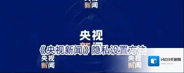 央视新闻隐私设置